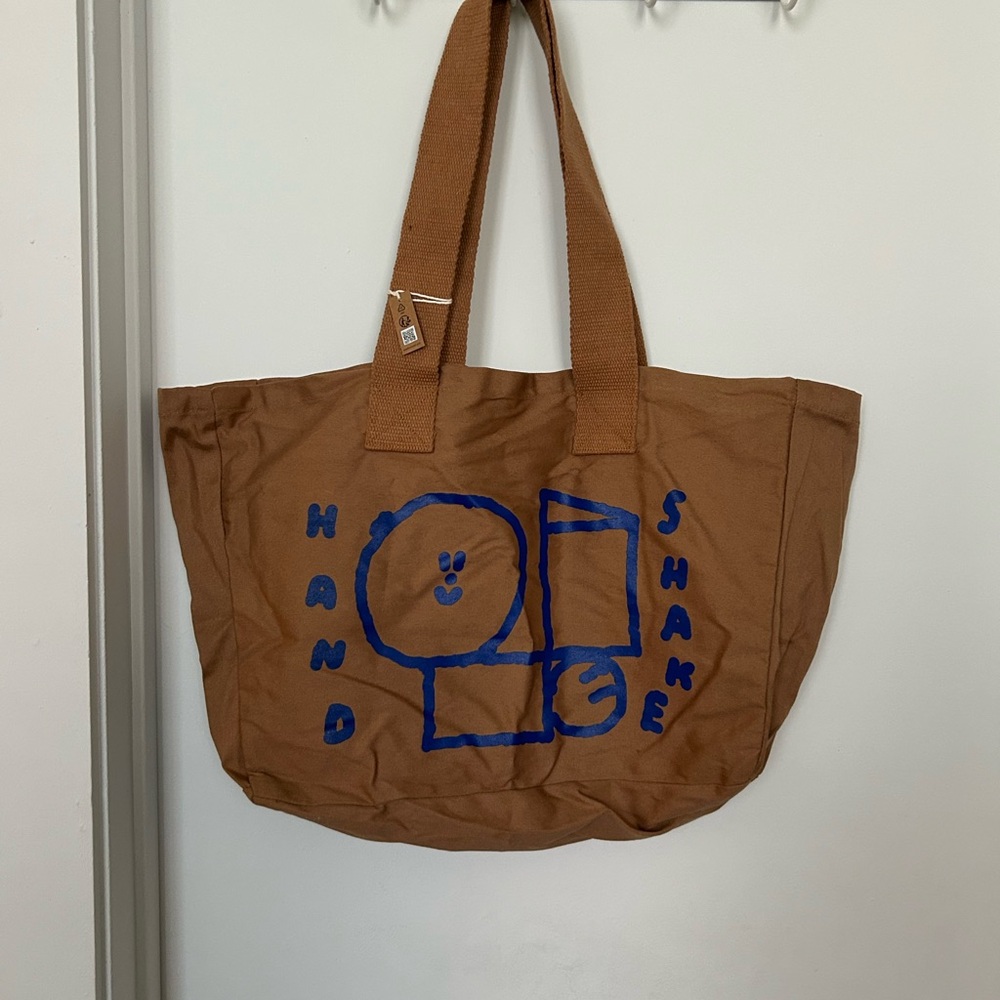 Hand-shake x Mark Bohle tote